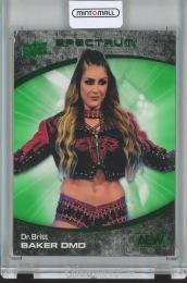 2021 Upper Deck AEW Spectrum  Dr.Britt Baker DMD Green Parallels #83 7/25