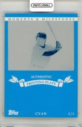 2007 Topps Moments & Milestones Hideki Matsui Printing Plate CYAN【1/1】《裏面やや汚れあり》 New York Yankees