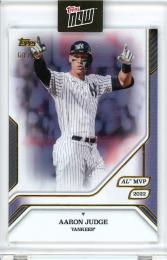 2025 Topps Now Aaron Judge 2022 AL MVP #35 Purple Foil【63/75】 New York Yankees