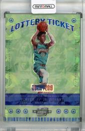 2019-20 Panini Contenders Optic Memphis Grizzlies Ja Morant Lottery Ticket Cracked Ice Blue(パラレル版)