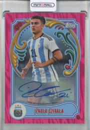 2023 Topps Argentina Fileteado  Paulo Dybala Autographs Pink #23【11/50】 Argentina