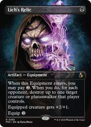 【FRA】【EN】〈FOIL〉〈ボーダーレス〉リッチの秘宝 / Lich's Relic(365-R-B)