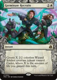 【FRA】【EN】〈FOIL〉〈ショーケース〉芽吹く補充兵 / Germinate Recruits(334-R-W)