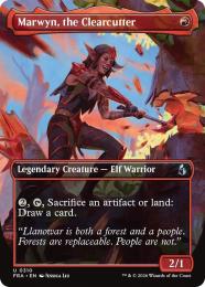【FRA】【EN】〈FOIL〉〈ボーダーレス〉乱伐者、マーウィン / Marwyn, the Clearcutter(310-U-R)
