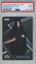 2022 Topps Chrome Black Star Wars  Emperor Palpatine Refractors #13 153/199【PSA9】