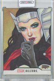 2021 UpperDeck Marvel Allure Veronica O'Connell Sketch Card/Lady Sif【1/1】