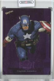 2024 SkyBox Metal Universe Avengers Captain America Base/Purple FX/#96【191/199】