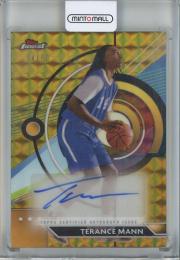 2023-24 Topps Finest Terance Mann Autographs Gold Geometric Refractors #FATMA【04/50】