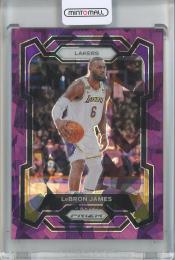 2023-24 Panini Prizm LeBron James Prizms Purple Ice #63【051/149】 Los Angeles Lakers