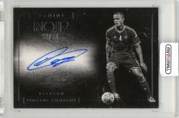 2016-17 Panini Noir Vincent Kompany  Autograph Black and White(ON CARD)【42/50】Belgium