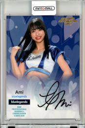 2021 BBM DANCING HEROINE 華 bluelegends Ami 直筆サインカード 09/90