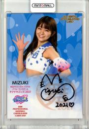 2021 BBM DANCING HEROINE 舞 チアドラゴンズ Mizuki 直筆サインカード 03/90