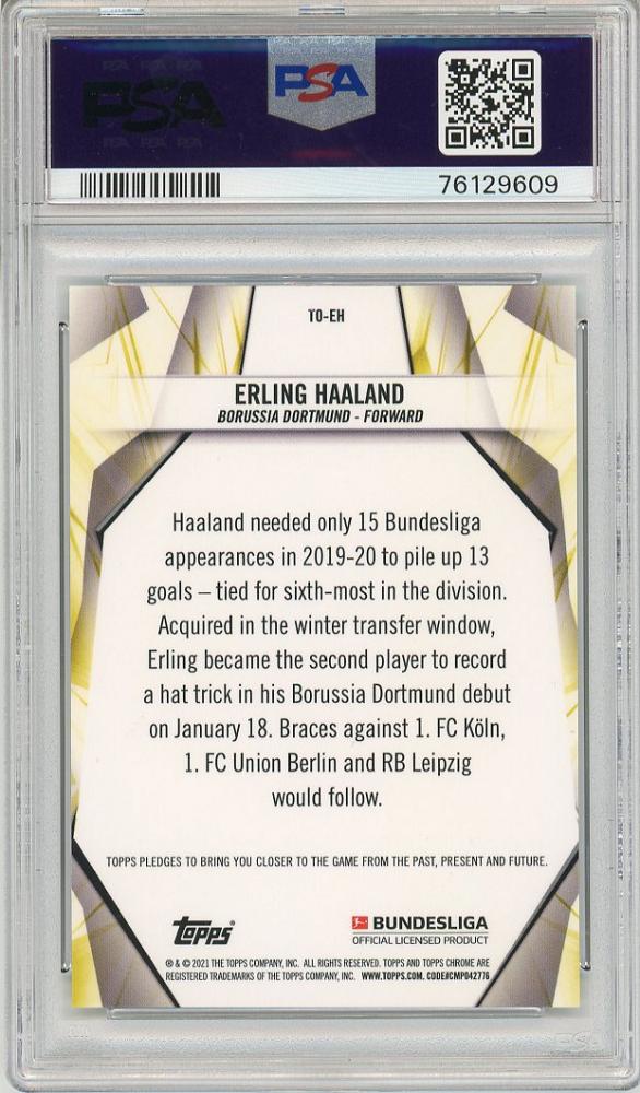 Footista F21-2 Haaland ハーランド PSA10 Footista F21-2 Haaland ハーランド PSA10 Footista F21-2