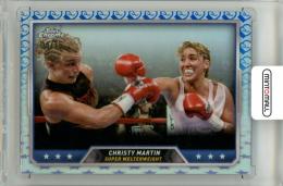 2024 Topps Chrome Boxing Christy Martin #71 Base Glove Logo Refractor Parallel【04/75】