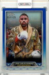 2024 Topps Chrome Boxing Jose Carlos Ramirez #54 Base Blue Refractor Parallel【037/125】