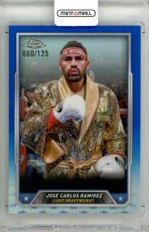 2024 Topps Chrome Boxing Jose Carlos Ramirez #54 Base Blue Refractor Parallel【060/125】