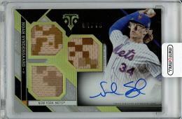 【裏面右下角若干難あり】2016 TOPPS Triple Threads Noah Syndergaard Autograph & Game Used Memorabilia【04/75】