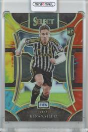 2023-24 Panini Select FIFA Soccer Kenan Yildiz Base Mezzanine/RC/Tie-Dye/#141【08/30】 Juventus