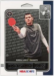 2019-20 Hoops Backstage Pass #4 Nikola Jokic
