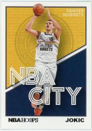 2019-20 Hoops NBA City #18 Nikola Jokic