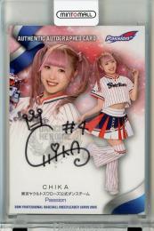 BBM チアリーダー 2025 CHIKA 直筆サインカード【40/90】