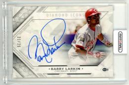 2018 Topps Diamond Icons Baseball Cincinnati Reds Barry Larkin  Diamond Autographs  21/25