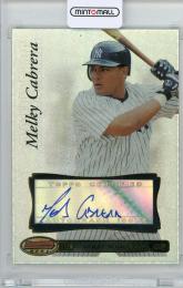 2007 Topps Bowman's Best Baseball New York Yankees Melky Cabrera Autographs