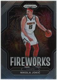 2022-23 Panini Prizm Fireworks #18 Nikola Jokic