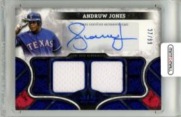 2025 Topps Tier One Andruw Jones #AT1R-AJ Autographed Tier One Relics Dual Parallel【37/99】 Rengers