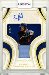 2023 Panini Immaculate Emmanuel Rodriguez #IMS-ER Immaculate Materials Signature【41/99】《やや難あり》 Twins