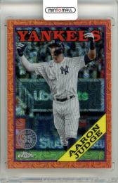 2023 Topps Series 1 Aaron Judge #T88C-81 1988 Topps Chrome Silver Pack Orange Parallel【03/25】 Yankees