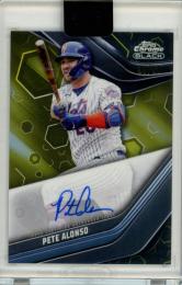 2023 Topps Chrome Black Pete Alonso #CBA-PA Chrome Autograph Gold Refractor Parallel【39/50】 Mets