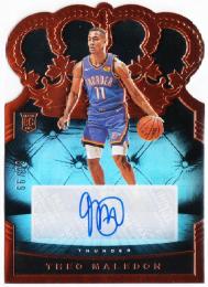 2020-21 PANINI Crown Royale Theo Maledon Rookie Crown Autograph 99枚限定 /80