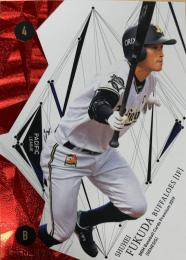 2019 BBM GENESIS オリックス 福田周平 レギュラーカード レッド版パラレル版 44/75