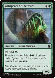 【FDC】【EN】荒野の囁く者 / Whisperer of the Wilds(241-C-G)