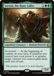 【FDC】【EN】狩猟の統率者、スーラク / Surrak, the Hunt Caller(232-R-G)