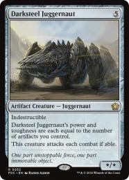 【FDC】【EN】ダークスティールの巨大戦車 / Darksteel Juggernaut(252-R-N)