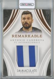 2017 Immaculate Antonio Candreva Remarkable【10/25】 FC Internazionale Milano
