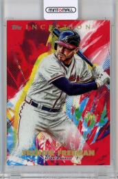 2020 Topps Inception  Freddie Freeman Red #94 19/75
