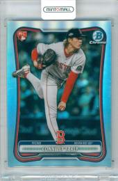 2026 Topps Bowman Connelly Early #33 Base Chrome Rookie Red RC Logo Variation Red Sox