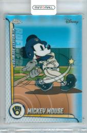 2026 Topps Chrome Baseball Mickey Mouse #MLBH-47 MLB Home Jersey Brewers
