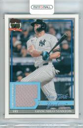 2026 Topps Series2 Baseball Giancarlo Stanton #91R2-GS 1991 Topps Baseball Relic Card Yankees