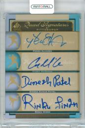 2012 Upper Deck SP Signature Edition Pedro Alvarez/Casey McGehee/Dinesh Kumar Patel/Rinku Singh #GG2KP Quad Signatures≪状態要確認≫