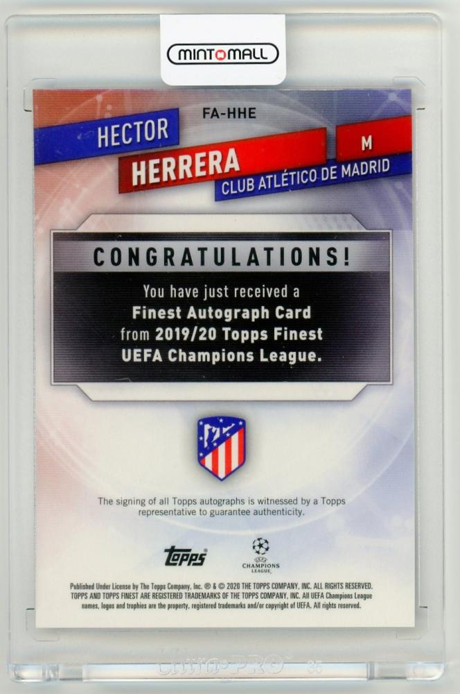 ミントモール / MINT LAB TOKYO店 / 2019-20 TOPPS Finest UEFA 