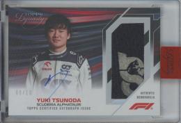 2023 Topps Dynasty Formula 1 Yuki Tsunoda Dynasty Auto Patch #DAP-YTI【09/10】