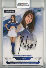 プロ野球チアリーダーカード 2026 DANCING HEROINE Nami 直筆サインカード【12/90】 bluelegends