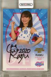 BBM チアリーダー 舞 2020  RAMU 直筆サインカード 29/60