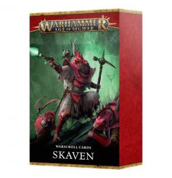 ウォースクロール・カード:スケイヴン(日本語版)WARSCROLL CARDS: SKAVEN (ウォーハンマー)(WARHAMMER Age Of Sigmar)[90-05]【新品】