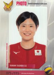 全日本女子バレーボール火の鳥NIPPON 2019  田代佳奈美 生写真カード 075/115
