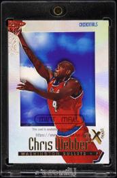 1996-97 E-X2000 #80 Chris Webber Credentials【491/499】 Washington Bullets